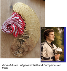 Konvolut 20x Medaillen Hessische Meisterschaft | Einzeltitel Schießsport Vintage