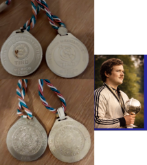 Rarität: 2x Original USA NRA Shooting Medaillen (1976 & 1978) Direkt aus dem Privatbesitz des Luftg