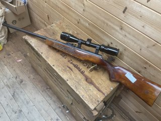 Einzellader TOZ M8, Kal..22lr., dicker Lauf! mit ZF Bushnell 4-12x40!!!