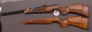 fabrikneuer Schaft für Weihrauch HW77 und HW97 rechts links +ZF geeignet **UVP310,-€
