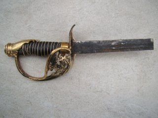 Preußen IOD 89 Infanterie-Offiziersdegen M1889 Kaiserreich – originaler Griff / Klingenfragment