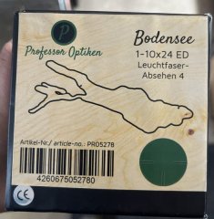 Professor Optiken Bodensee 1-10x24 mit Schnellverstellhebel