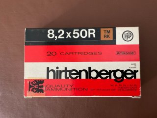 Munition Hirtenberger 8,2x50R TM RK 196gr 20Stück