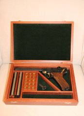 Kassette für eine Pistole P08 Marine