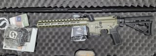 Schmeisser AR15 M4FL 14,5" .223 Rem. OD Green ! Neu !