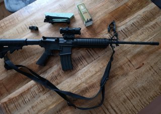 Colt M4 Luftgewehr + Anbauteile Walther Refelexvisier