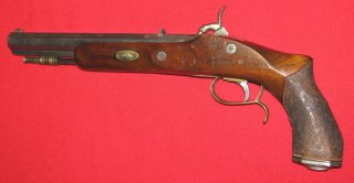 JACOBI ISERLOHN Perkussion Vorderlader - Pistole in cal. 45