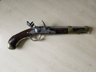 Französische Kavallerie Steinschloss Pistole Model 1803