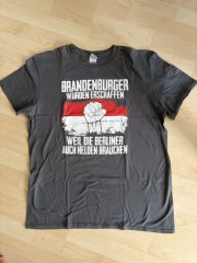 T-Shirt Gr.XL Brandenburg Sondeln Geburtstag Geschenk Bodenfund