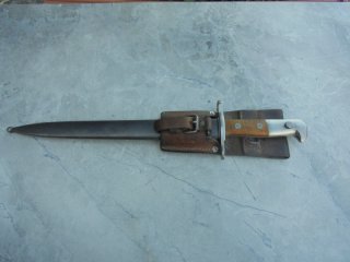 Schweizer Bajonett mit Koppelschuh