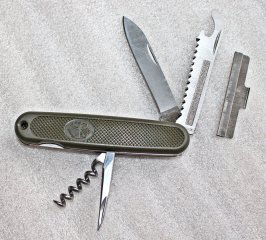 BUNDESWEHR TASCHENMESSER OLIV - NEU!