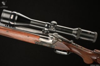 Gebr. Merkel Modell 221E Kaliber 9,3x74R mit Swarovski