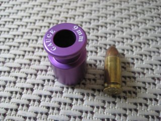 Patronenlehre (Wiederlader) im Kaliber 9mm Para (9x19)