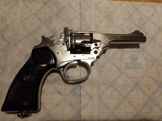 Webley Mk. IV - Israel Polizei Arsenal - Vernickelt (bei Betrieb)