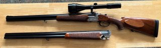 HEYM BBF 44N 7x57R - 16/70 mit Zfr. S&B 2,5-10x56 - EL 5,6x52R und BDF WL