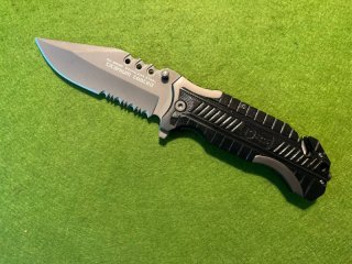 K25 SPANISCHES TITANBESCHICHTETES EDELSTAHL KLAPPMESSER NEU