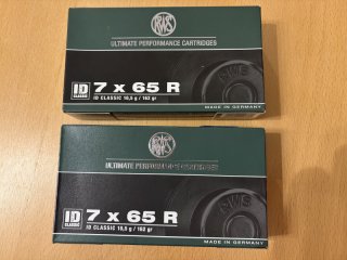 7x65R RWS ID Classic 10,5g in OVP 40 Schuss