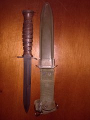 US Kampfmesser M3 1943 mit Scheide M8