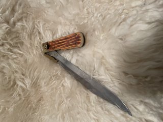 Verlängerungsmesser Jagdmesser Hirschhorn