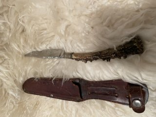 Jagdmesser Solingen Horn