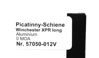 Recknagel (Weaver) Picatinny Schiene für Winchester XPR Repetierbüchse LONG! inkl. Schrauben NEU Alu