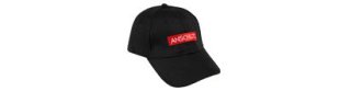 001568 ANSCHÜTZ CAP Mütze Basecap Sport schwarz mit rotem Logo verstellbar NEU