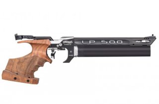 PRESSLUFTPISTOLE WALTHER LP500 EXPERT MIT 2 X ALU-KARTUSCHE