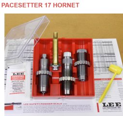 LEE 3-Die-Pacesetter Langwaffen Matrizensatz-SET Full-Length | .17 Hornet - 17 HORNET | #90096 NEU