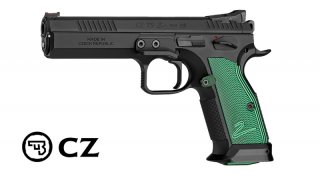 CZ Sportpistole TS 2 Racing Green 9mm Luger 9x19 | SA-Abzug 3x20-Schuss Mag IPSC-Standard 134mm Lauf