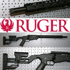 RUGER PRECISION RIMFIRE NEU KK-Repetierbüchse .22 l.r. - 18Zoll TargetLauf; 1/2x28 UNF Gewinde MATCH