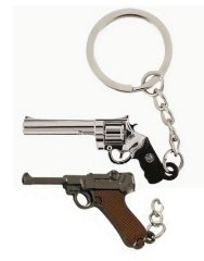 Schlüsselanhänger P08 oder Revolver