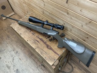 Repetierbüchse Steyr Mannlicher M, Kal. 7x64, Kunststoffschaft grün, DOCTER Optic 3-12x56!!!