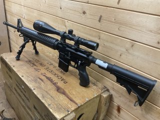 SLB Oberland Arms OA-15, Kal..233Rem., Schubschaft! HARRIS! FAB! 6-24x50! Top!