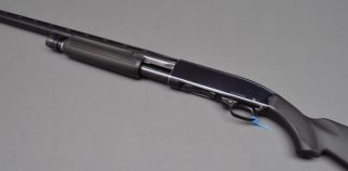 Vorderschaftrepetierflinte Winchester 120, Kaliber 12/76, 71cm LL, gut