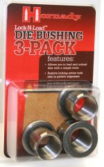 HORNADY #044093 LOCK-N-LOAD DIE BUSHING 3-PACK | L-N-L Matrizenadapter| Schnellwechseladapter NEU