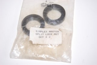 ***SIMNPLEX MASTER SPLIT LOCK NUT SET X2***
