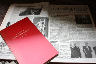 LAMPERTHEIMER TAGEBLATT November 1995 - Komplett und fein gebunden ! Riesen-Format !