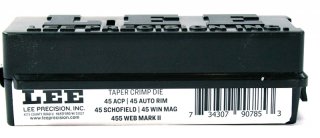 LEE TAPER CRIMP DIE #90785 .45 ACP Auto Win Krimp Matrize EINZELN mehr Präzision wie Fabrikmunition