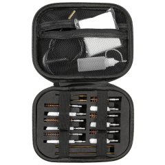Pistolen Reinigung - Set / Waffenreinigung + Box für Kaliber cal. .22, .30, .270, .40, .38, .45