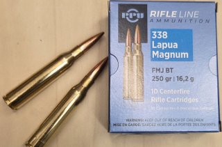 .338Lapua Mag./250grs. FMJBT PPU 100 Stk. #A-421 # SSZ Berka
