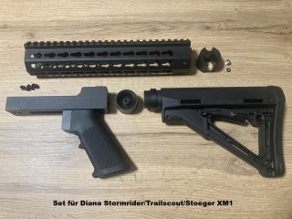 Aluminium Bodykit für Diana Chaser Airbug Bandit Stormrider Trailscout AR15 Stil KEIN 3D Druck!
