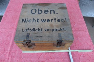 Wehrmacht. 98k Munitions Kiste. Mit WaA. Sehr gutes Original