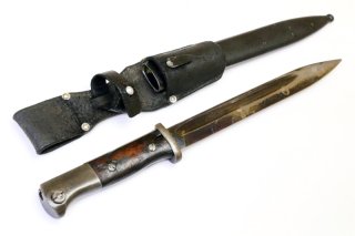 Seitengewehr 1884/98 III. Modell "Herst. Gebr. Heller in Marienthal" (3. Reich)