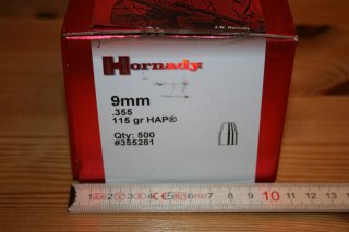 HORNADY Geschosse HP Ø. 355
