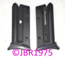 2 Stück Walther OSP Magazin .22kurz / .22short / KK 5 Schuss altes Modell