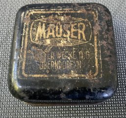 ABSOLUTE RARITÄT MAUSER DOSE ZUBEHÖR VOR 1945