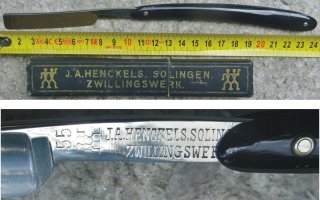 Uralt-Rasiermesser Zwillingswerk Solingen