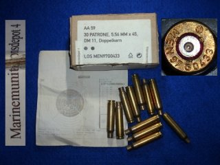5,56x45 Doppelkerngeschoss Schachtel