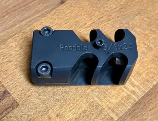 Roedale 5/8-24" Mündungsbremse für Kaliber bis 6,5 mm, ideal für Tikka T3 CTR, Bergara B14, Rem 700