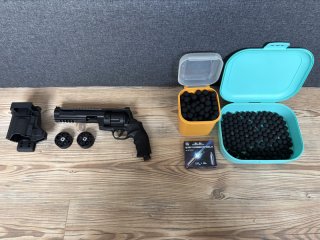 T4E TR 68 Gen2 Tactical Revolver RAM-Waffe Cal. .68 mit Zubehör